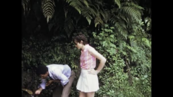 Fort France Martinica Giugno 1975 Riprese Degli Anni Persone Che — Video Stock