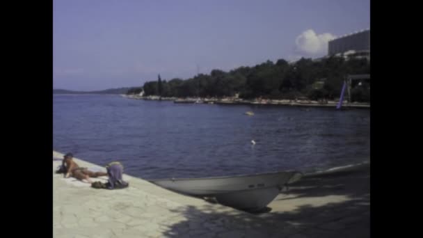 Bardolino Italy June 1975 Vintage Footage Showcasing Scenic Beauty Lake — Stock Video