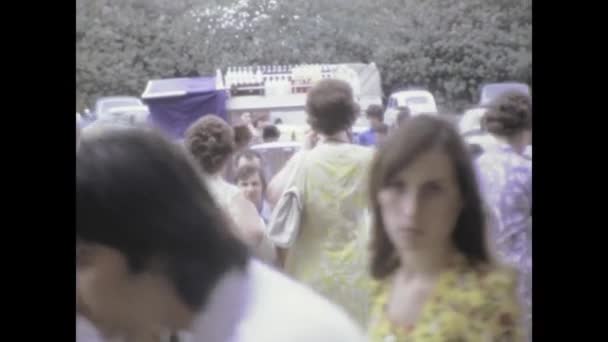 Rzym Włochy Może 1975 1970 Materiał Filmowy Forów Rzymskich Pokazujący — Wideo stockowe