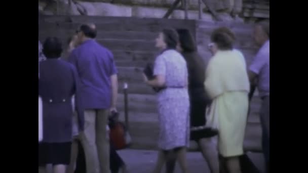 Florenz Italien Mai 1975 Filmaufnahmen Aus Den 1970Er Jahren Von — Stockvideo