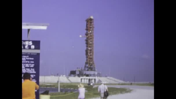 Miami Egyesült Államok 1973 Júniusa Vintage Felvételek Évekből Floridai Kennedy — Stock videók