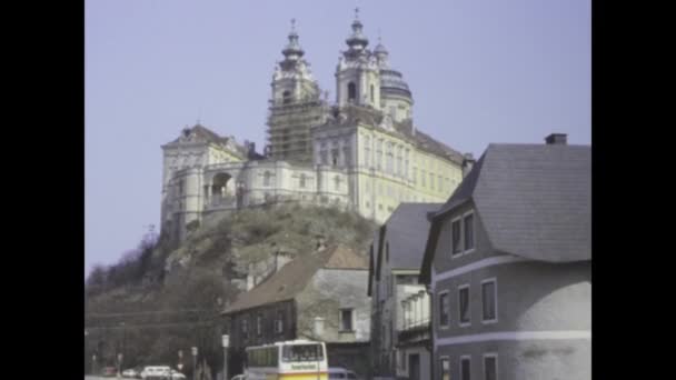 Schallaburgh Austria Giugno 1978 Riprese Epoca Del Castello Schallaburgh Catturate — Video Stock