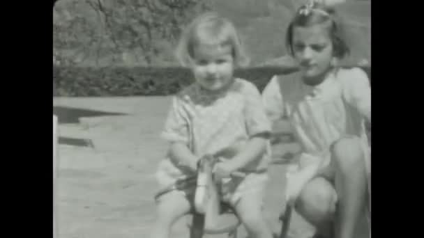 Δολομίτες Ιταλία Ιούνιος 1955 Συγκινητικό Υλικό Της Δεκαετίας Του Που — Αρχείο Βίντεο