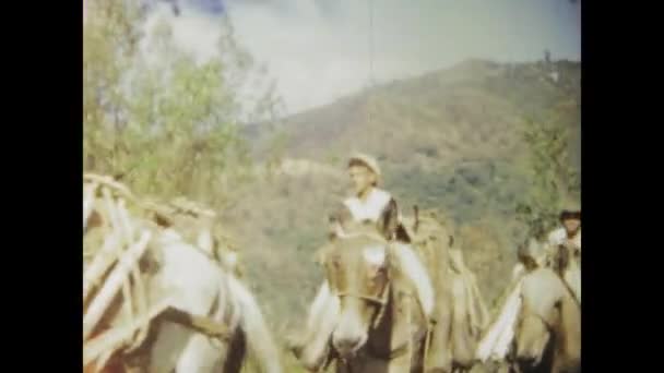 Brasilia Brazílie Červen 1969 Záběry Let Ukazují Mladé Chlapce Jak — Stock video