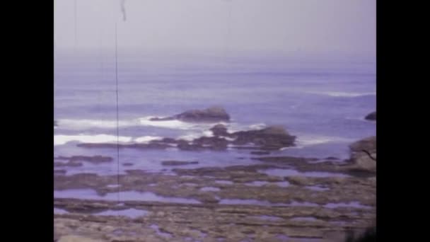 Mimizan Francia Giugno 1975 Settanta Secondi Filmati Che Mostrano Vista — Video Stock