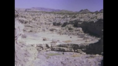 Büyük Büküm Ülkesi, ABD Haziran 1975: Big Bend Country 'deki doğal panoramaların 1970' lerdeki engebeli ve manzaralı manzaraları yakalama görüntüleri