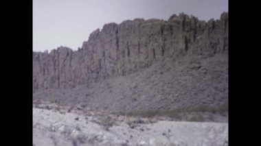 Big Bend Country, ABD 1975: Big Bend Country Ulusal Parkı 'nın 1970' lerdeki doğal manzara ve manzara güzelliğinin çarpıcı görüntülerini yakaladı.