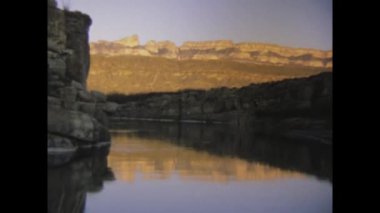 Big Bend Country, ABD 1975: Big Bend Country Ulusal Parkı 'nın 1970' lerdeki doğal manzara ve manzara güzelliğinin çarpıcı görüntülerini yakaladı.