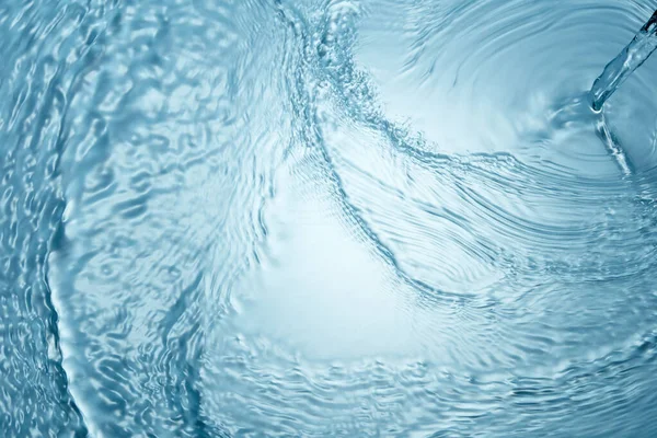 Resumo Fundo Azul Gotas Água Bolhas Água Congelada Close — Fotografia de Stock