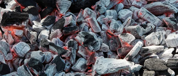 Вугільний Гриль Деревного Вугілля Чорно Білий Текстура Чорно Білого — стокове фото