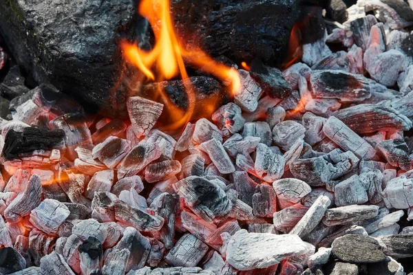 Coals Charcoal Grill — Stock Photo, Image