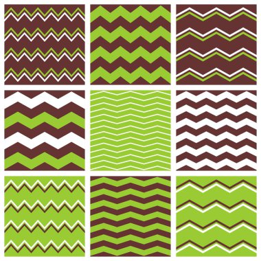 Zig zag yazdırma arkaplanlı döşeme vektör deseni