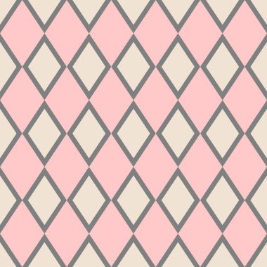 Gri ve pembe arkaplan duvar kağıdıyla döşeme vektör deseni