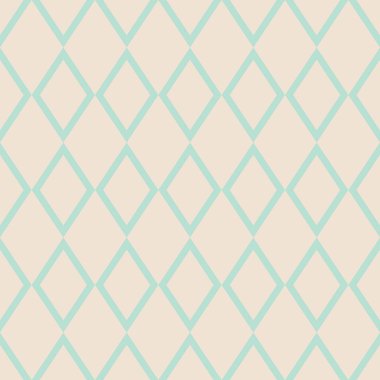 Pastel zemin üzerine yeşil kareli döşeme vektör deseni