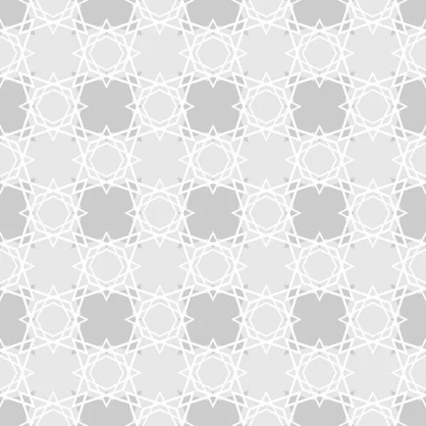 Tile Grey White Vector Pattern Seamless Geometric Background Wallpaper — Wektor stockowy