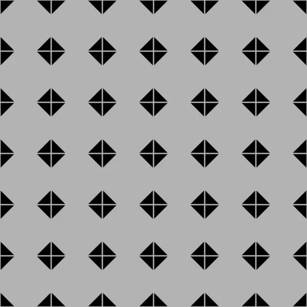 Tile Vector Pattern Grey Black Background Wallpaper — Stock Vector