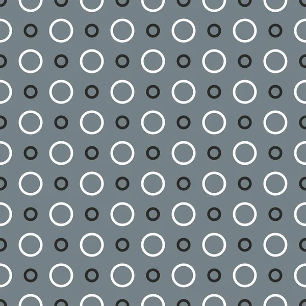 Patrón Vectores Azulejos Con Puntos Blanco Negro Sobre Fondo Verde — Archivo Imágenes Vectoriales