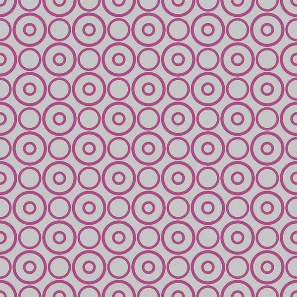 Vector Naadloos Patroon Met Roze Stippen Een Pastelgrijze Achtergrond Voor — Stockvector