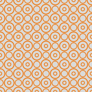 Gri arkaplanda turuncu benekli döşeme vektör deseni