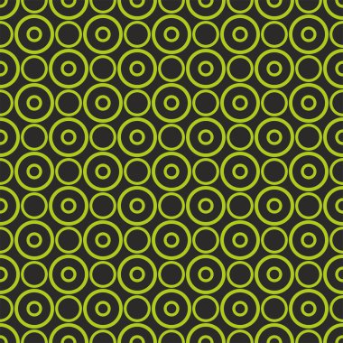 Siyah arka planda yeşil benekli kusursuz vektör deseni. Masaüstü duvar kâğıdı, web tasarımı, kartlar, davetiyeler, düğün veya bebek partisi albümleri, arka plan, sanat ve albüm için