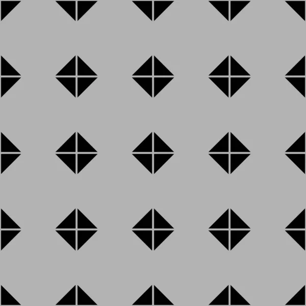 Tile Vector Pattern Grey Black Background Wallpaper — Stock Vector