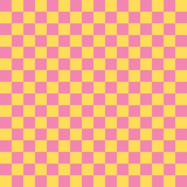 Kusursuz vektör işaretli kalıp veya fayans duvar kağıdı için sarı ve pembe arkaplan