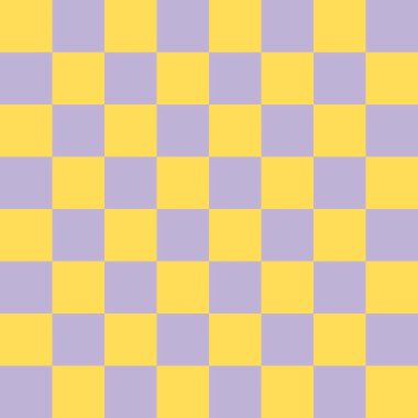 Fayansız vektör işaretli kalıp veya fayans duvar kağıdı için menekşe ve sarı arkaplan