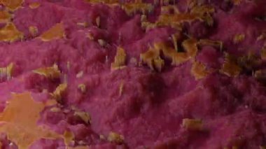 Soyut biyolojik bir maddenin dönüşümünün animasyonu. Kusursuz döngü hareketli arkaplan