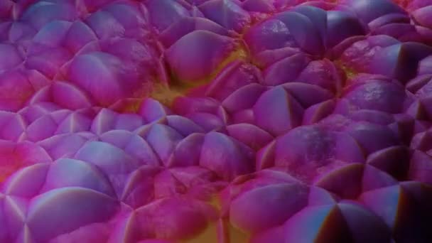 Анимация Трансформаций Абстрактного Биологического Вещества Бесшовный Цикл Движущегося Фона — стоковое видео