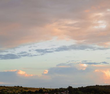 Arka plan için gün batımı gökyüzü ya da sabahları gün doğumu ve bulut. manzara