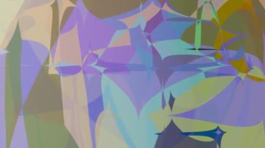 Renkli suluboya noktalarının soyut, pürüzsüz hareketli animasyonu