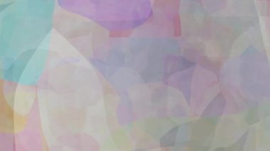 Renkli suluboya noktalarının soyut, pürüzsüz hareketli animasyonu