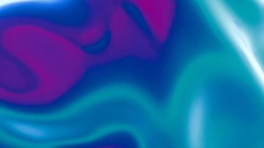 Sıvı metalik krom renkli yansımaların soyut animasyonu. Taşınan arkaplan, canlandırılmış duvar kağıdı, ekran koruyucu