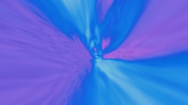 Neuvěřitelně Abstraktní Psychedelická Animovaná Tapeta Hypnotické Zakřivení Prostoru Plynulá Hladká — Stock video
