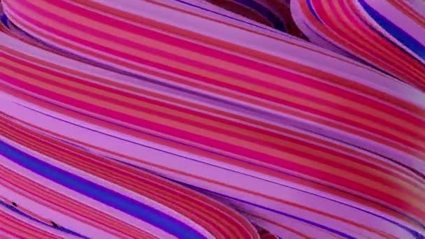 Абстрактный Бесшовный Анимированный Фон Трансформации Цветовых Полос — стоковое видео