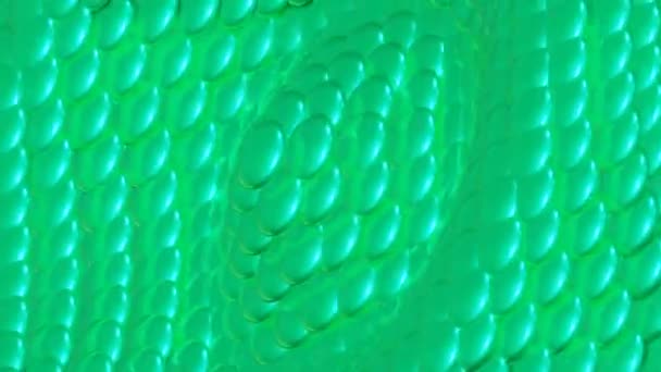 Renkli Plastik Topların Kusursuz Döngü Dalgalarının Soyut Canlandırılmış Arka Planı — Stok video