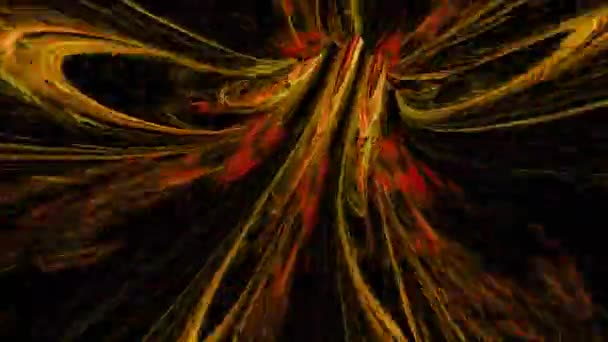 Abstrakte Nahtlose Schleife Animierten Hintergrund Von Farbstreifen Transformationen — Stockvideo