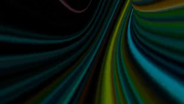 Astratto Senza Cuciture Loop Sfondo Animato Strisce Colore Trasformazioni — Video Stock