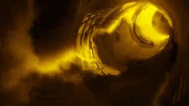 Bir neon mistik ışık tüneli. Kusursuz döngü canlandırması, arkaplan