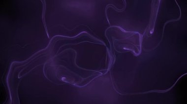 Renkli duman çizgilerinin animasyonu. Soyut hareketli arkaplan, canlandırılmış ekran koruyucu