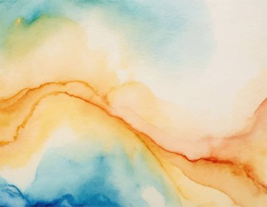 Kağıt desenli suluboya el boyası renkli soyut arkaplan