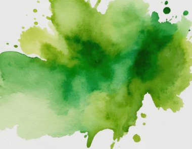 Açık yeşil el boyalı suluboya arka plan. Orijinal sanatsal çekimler