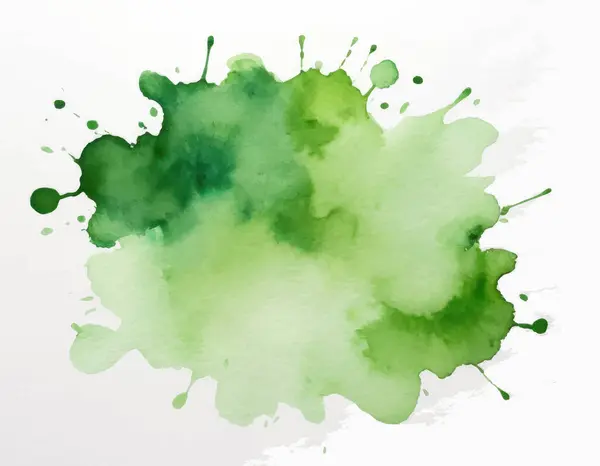 Açık yeşil el boyalı suluboya arka plan. Orijinal sanatsal çekimler