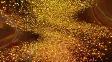 Neon ışıklı noktalardan oluşan bir kasırga. Kusursuz canlandırılmış arkaplan