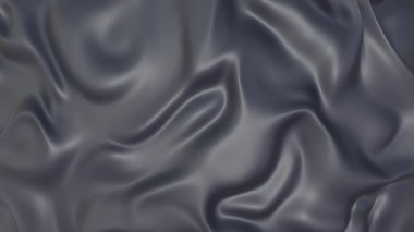 Yumuşak, yumuşak mavi renkli dalgaların yumuşak, kıvrımlı animasyonu. Zarif ve kusursuz hareket, arka plan ve dokular için mükemmel.