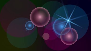 Kaotik fraktal dalga desen evrimlerinin parlak renkli animasyonu. Kusursuz soyut arkaplan