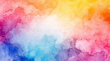 Soyut Parlak El Boyası Renkli Suluboya Arkaplanı. Sanatsal yaratıcı çalışma