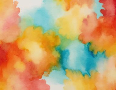 Soyut renkli suluboya el boyası lekesi. Sanatsal yaratıcı arkaplan