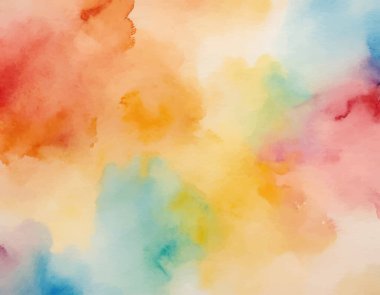 Soyut renkli suluboya el boyası lekesi. Sanatsal yaratıcı arkaplan