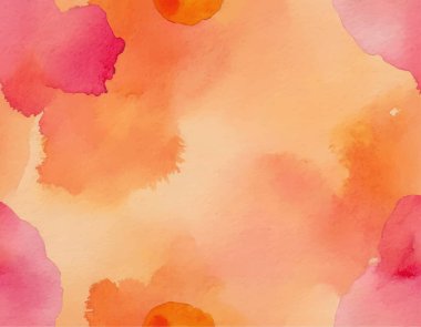 Pembe ve mercan suluboya lekesi. Sanatsal el çizimi yaratıcı arkaplan